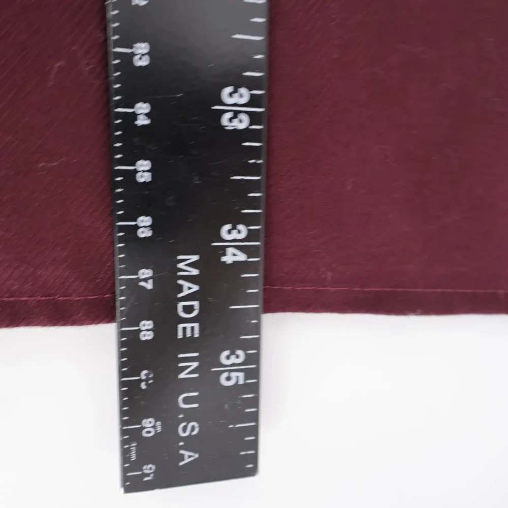 NEW Banana Republic Slim Fit Textured Button Down Shirt Burgundy Mens XL MSR $85